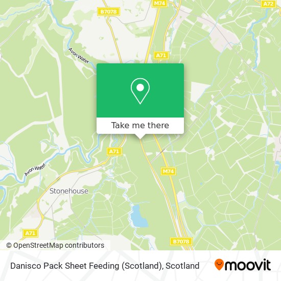 Danisco Pack Sheet Feeding (Scotland) map