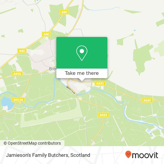 Jamieson's Family Butchers map