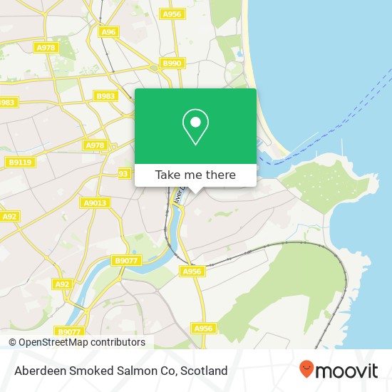 Aberdeen Smoked Salmon Co map