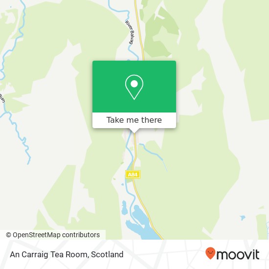 An Carraig Tea Room map