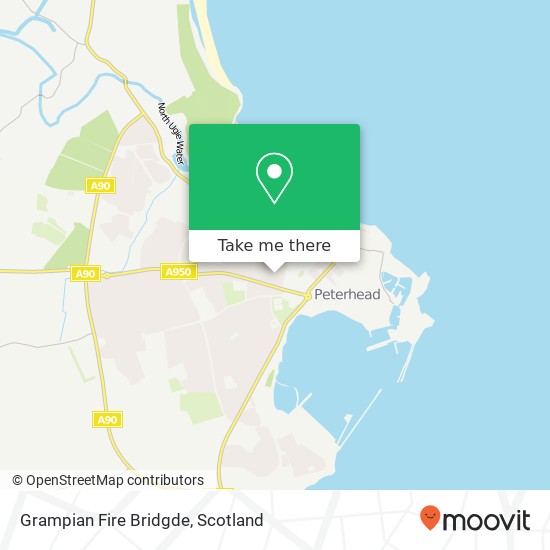 Grampian Fire Bridgde map