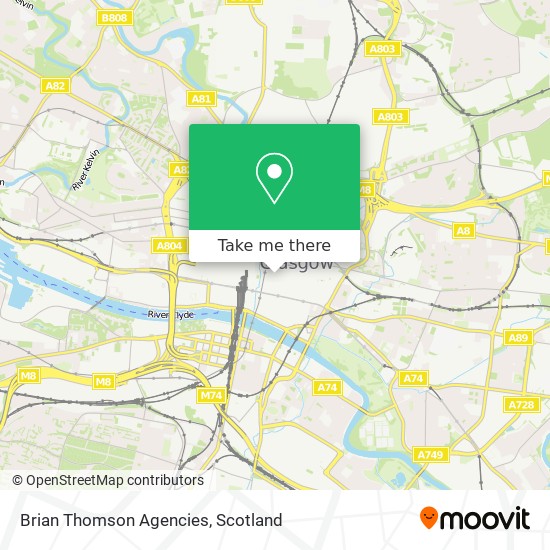 Brian Thomson Agencies map