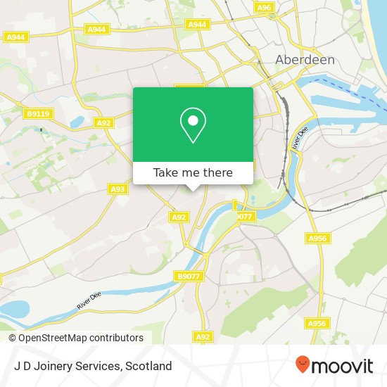 J D Joinery Services map