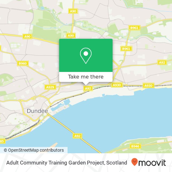 Adult Community Training Garden Project map