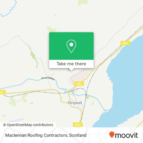 Maclennan Roofing Contractors map