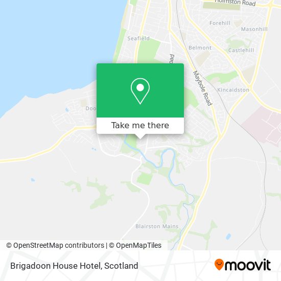 Brigadoon House Hotel map