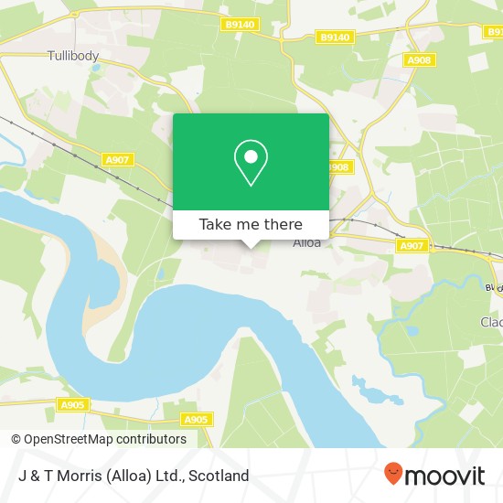 J & T Morris (Alloa) Ltd. map