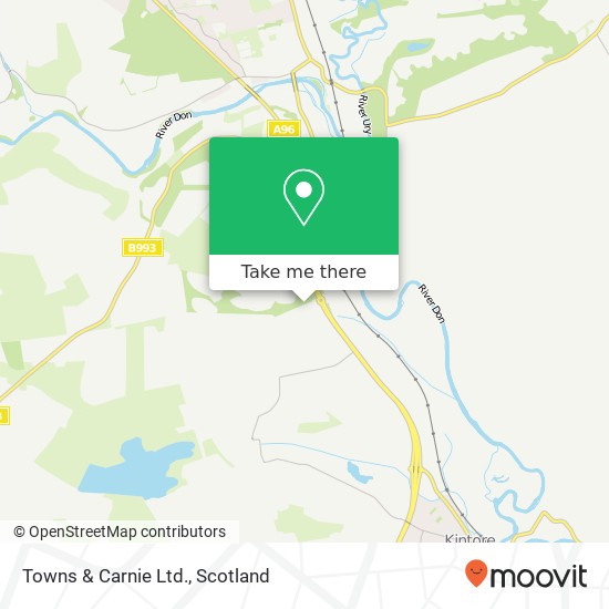 Towns & Carnie Ltd. map