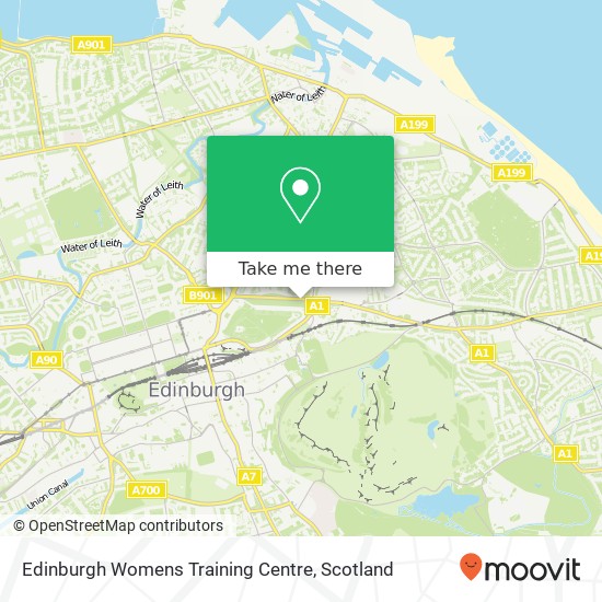 Edinburgh Womens Training Centre map