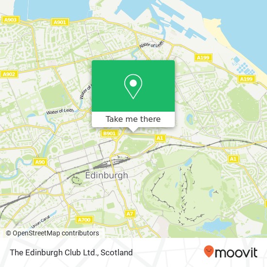 The Edinburgh Club Ltd. map