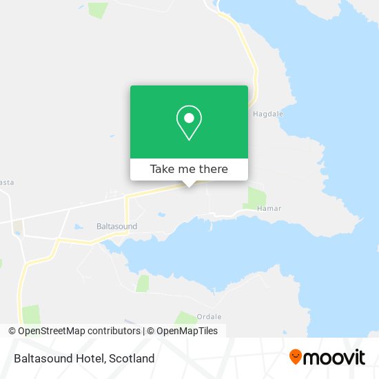 Baltasound Hotel map