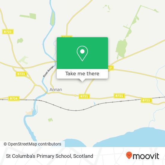 St Columba's Primary School map