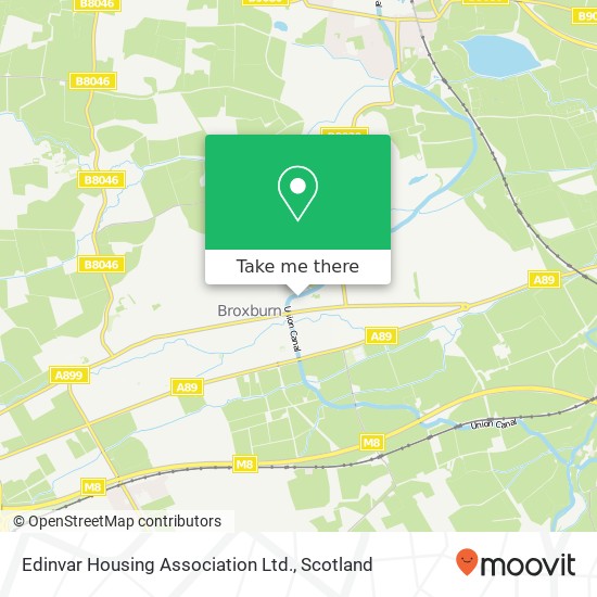Edinvar Housing Association Ltd. map