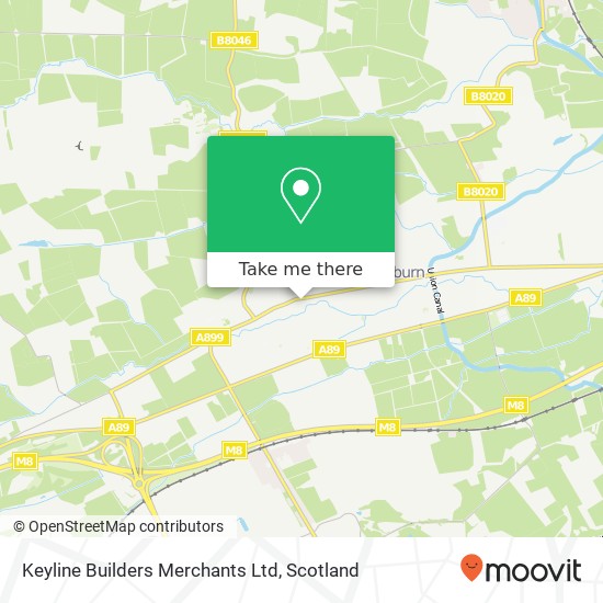 Keyline Builders Merchants Ltd map