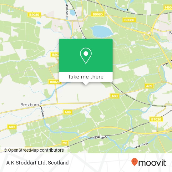 A K Stoddart Ltd map