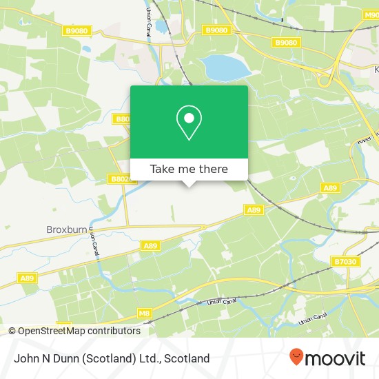 John N Dunn (Scotland) Ltd. map