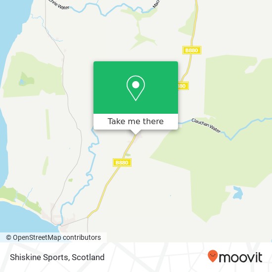 Shiskine Sports map