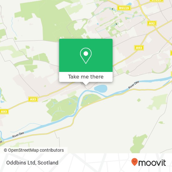 Oddbins Ltd map