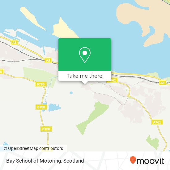 Bay School of Motoring map