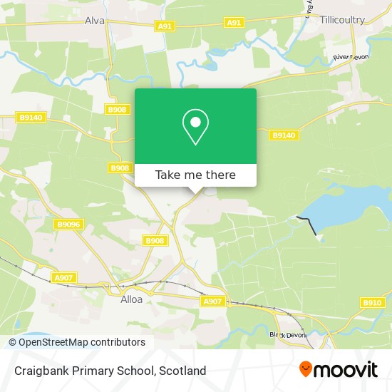 Craigbank Primary School map