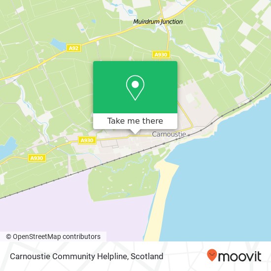 Carnoustie Community Helpline map