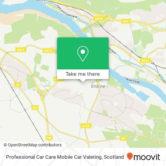 Professional Car Care Mobile Car Valeting map