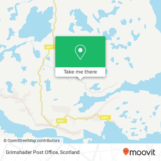 Grimshader Post Office map