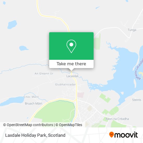 Laxdale Holiday Park map