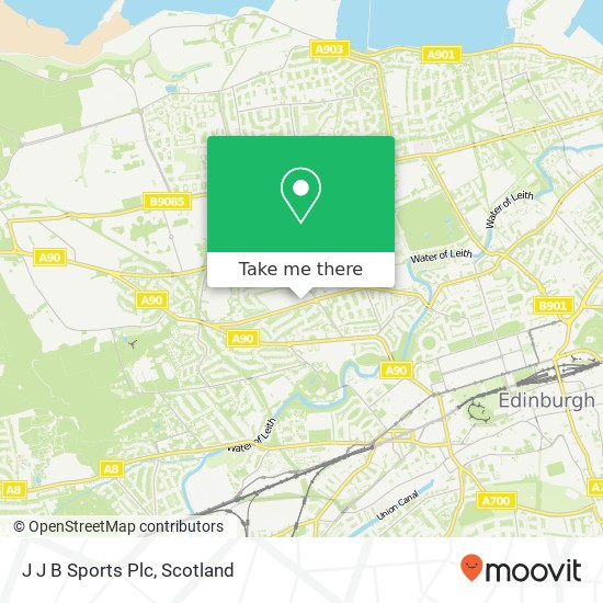 J J B Sports Plc map