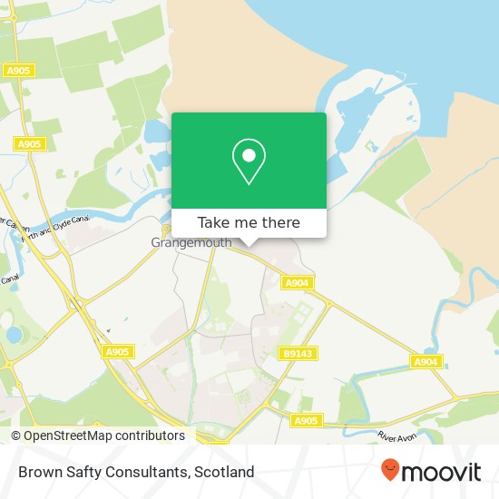 Brown Safty Consultants map