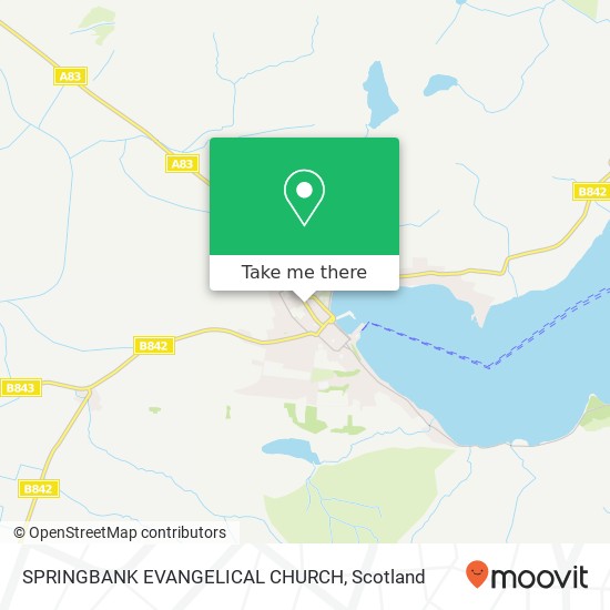 SPRINGBANK EVANGELICAL CHURCH map