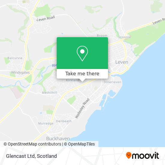 Glencast Ltd map