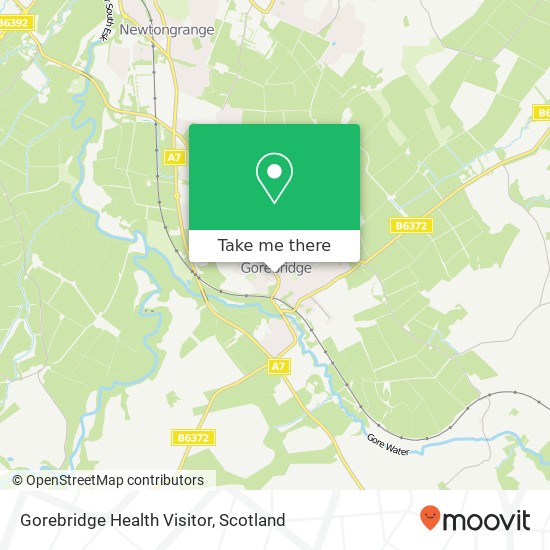 Gorebridge Health Visitor map