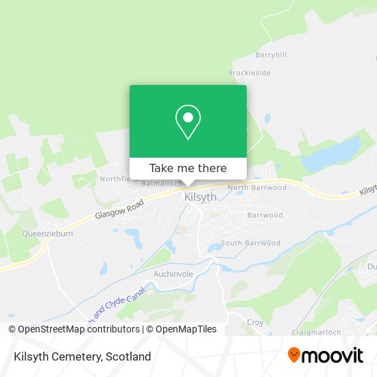 Kilsyth Cemetery map