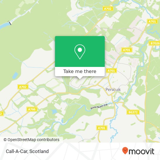 Call-A-Car map