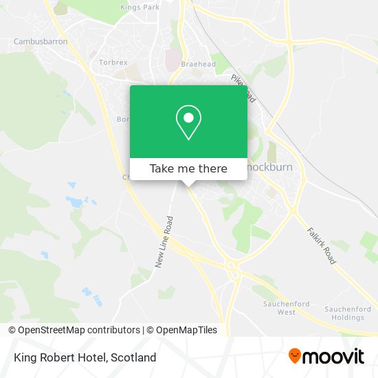 King Robert Hotel map