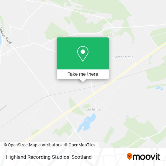 Highland Recording Studios map