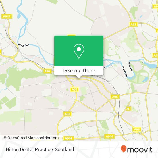 Hilton Dental Practice map