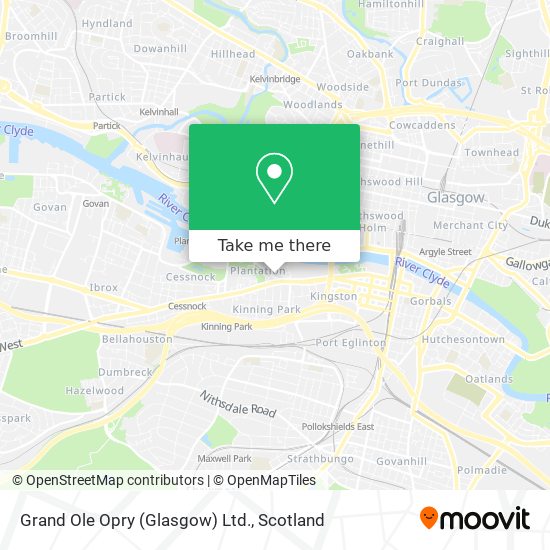 Grand Ole Opry (Glasgow) Ltd. map