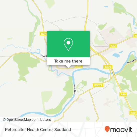 Peterculter Health Centre map
