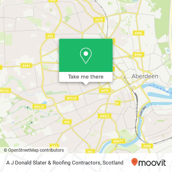 A J Donald Slater & Roofing Contractors map