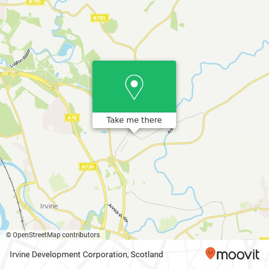 Irvine Development Corporation map