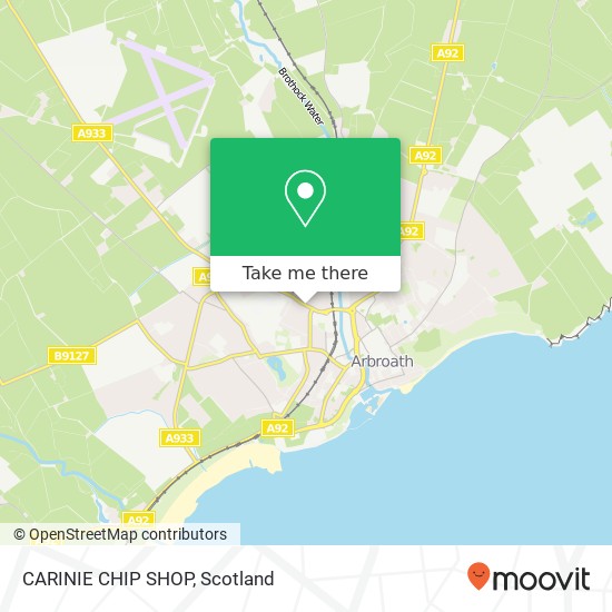 CARINIE CHIP SHOP map