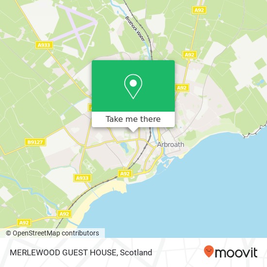 MERLEWOOD GUEST HOUSE map