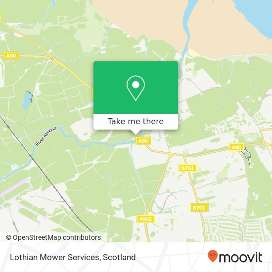 Lothian Mower Services map