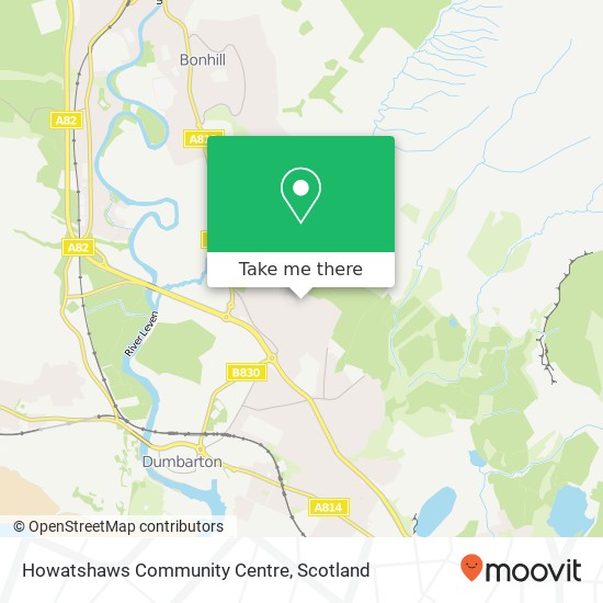 Howatshaws Community Centre map