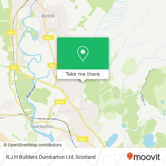 R.J.H Builders Dumbarton Ltd map