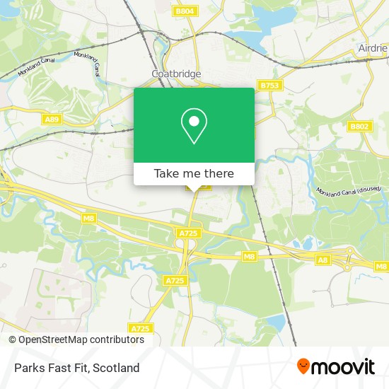 Parks Fast Fit map