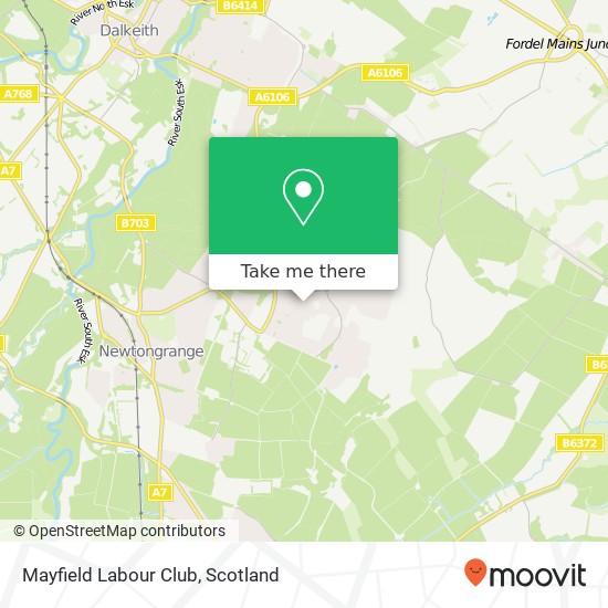 Mayfield Labour Club map