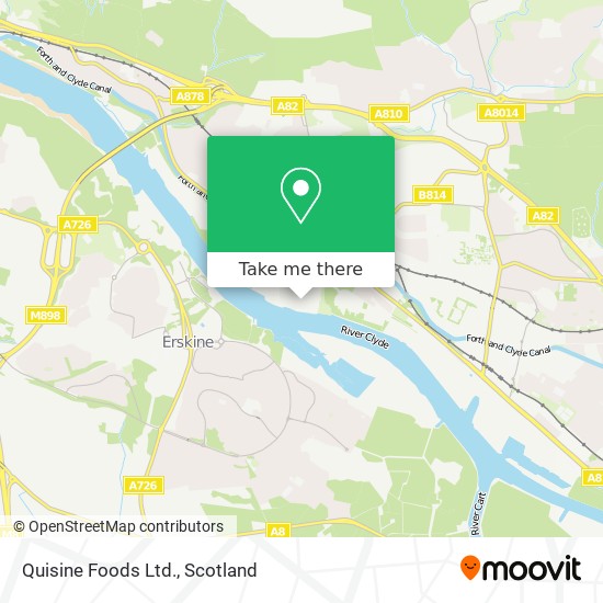 Quisine Foods Ltd. map